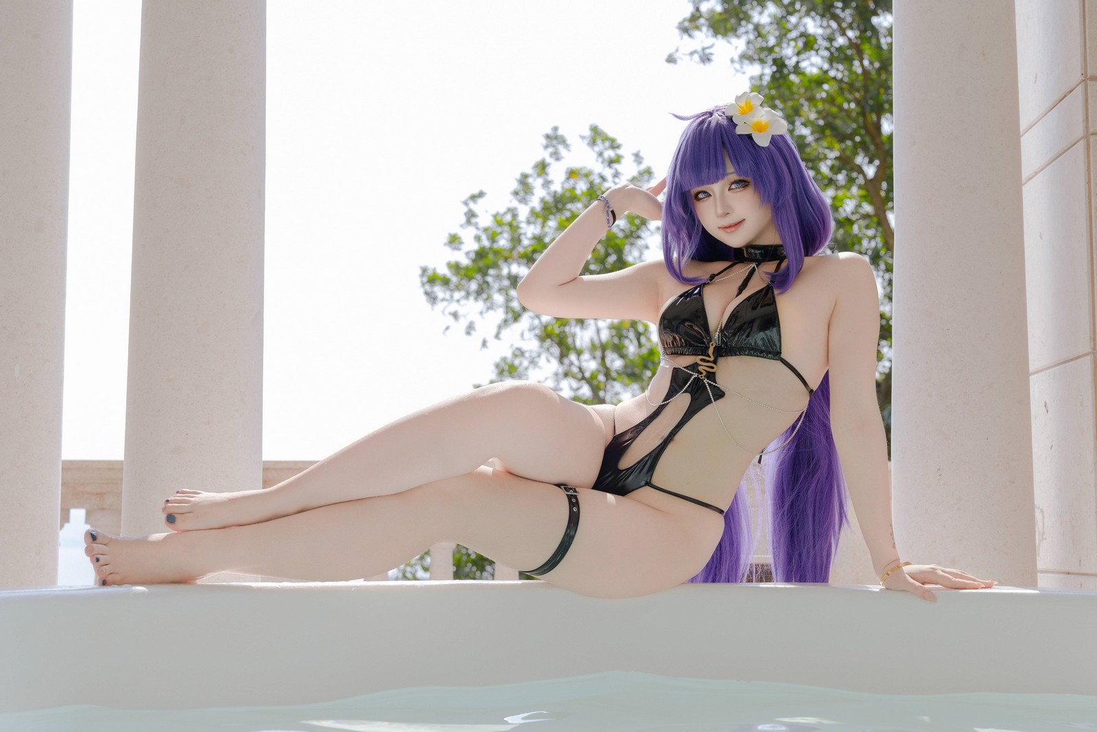 屿鱼 Yuyu Mogador 水着 Cosplay 写真图集（81P｜240MB）插图3