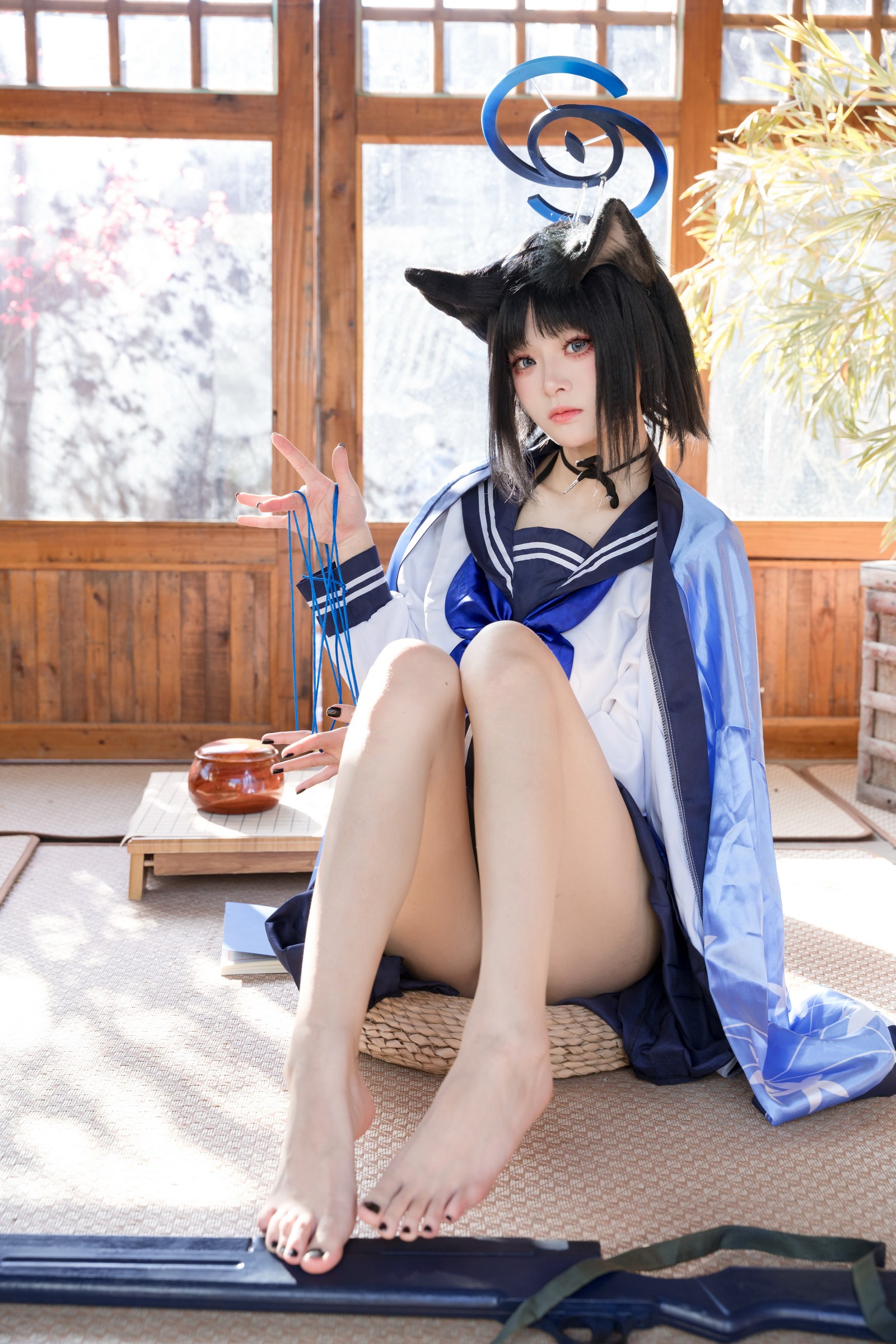 九柒喵 – 桐生桔梗 Cos 高清大合集（88P-470MB）和风旗袍写真插图1