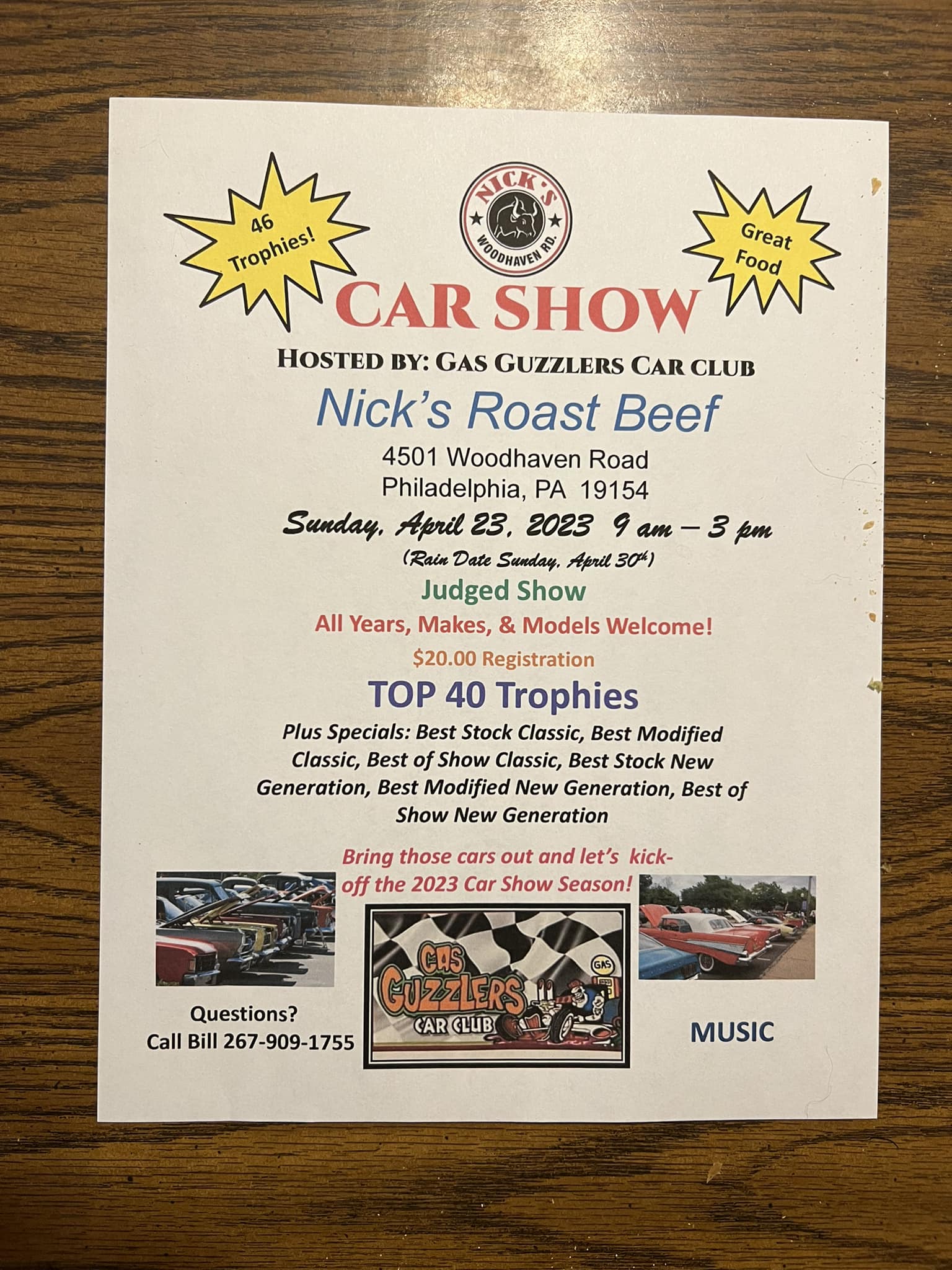 Nick's Roast Beef Show — Postimages