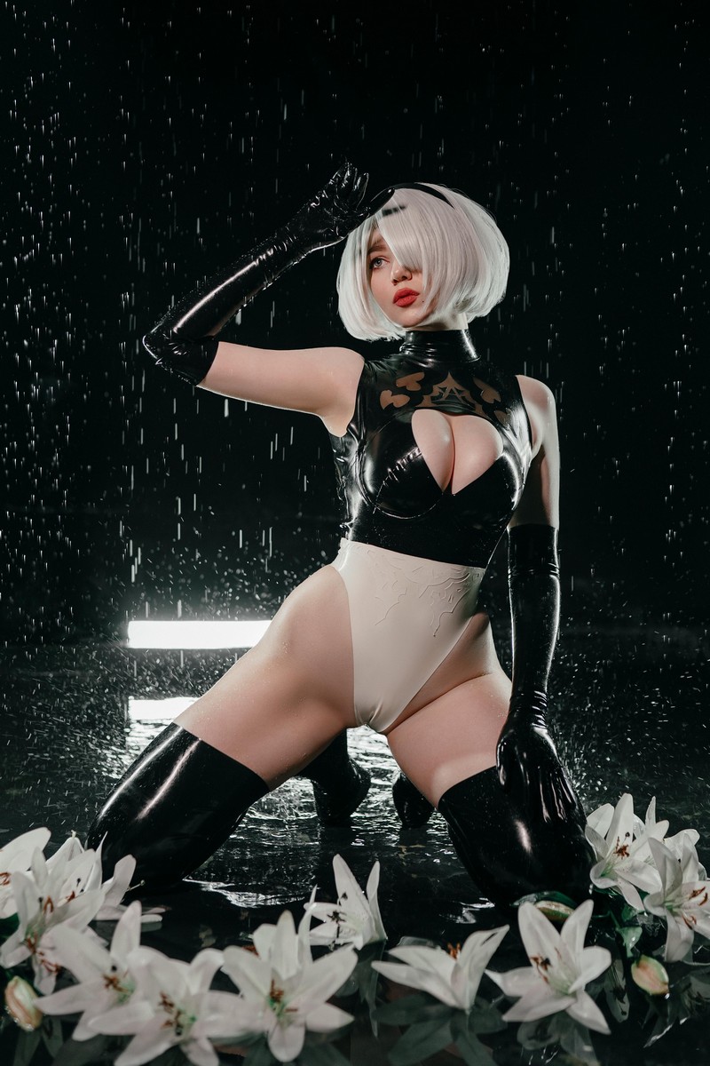 Alina Becker 2B Cosplay NieR Automata 高清写真合集【50P-92.2M】插图4