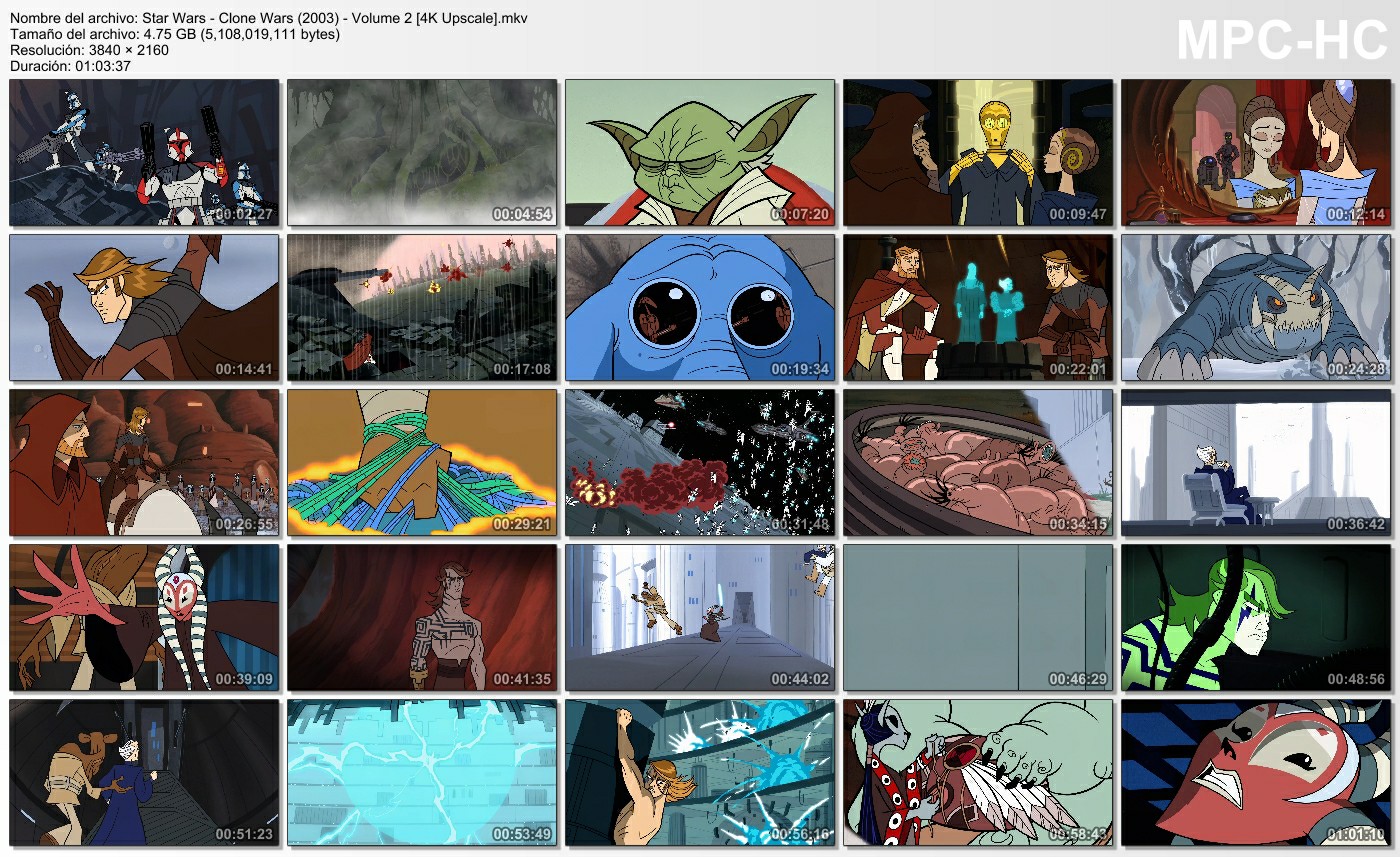 Star Wars - Clone Wars (2003) [1080p-4K] [Latino-Ingles]