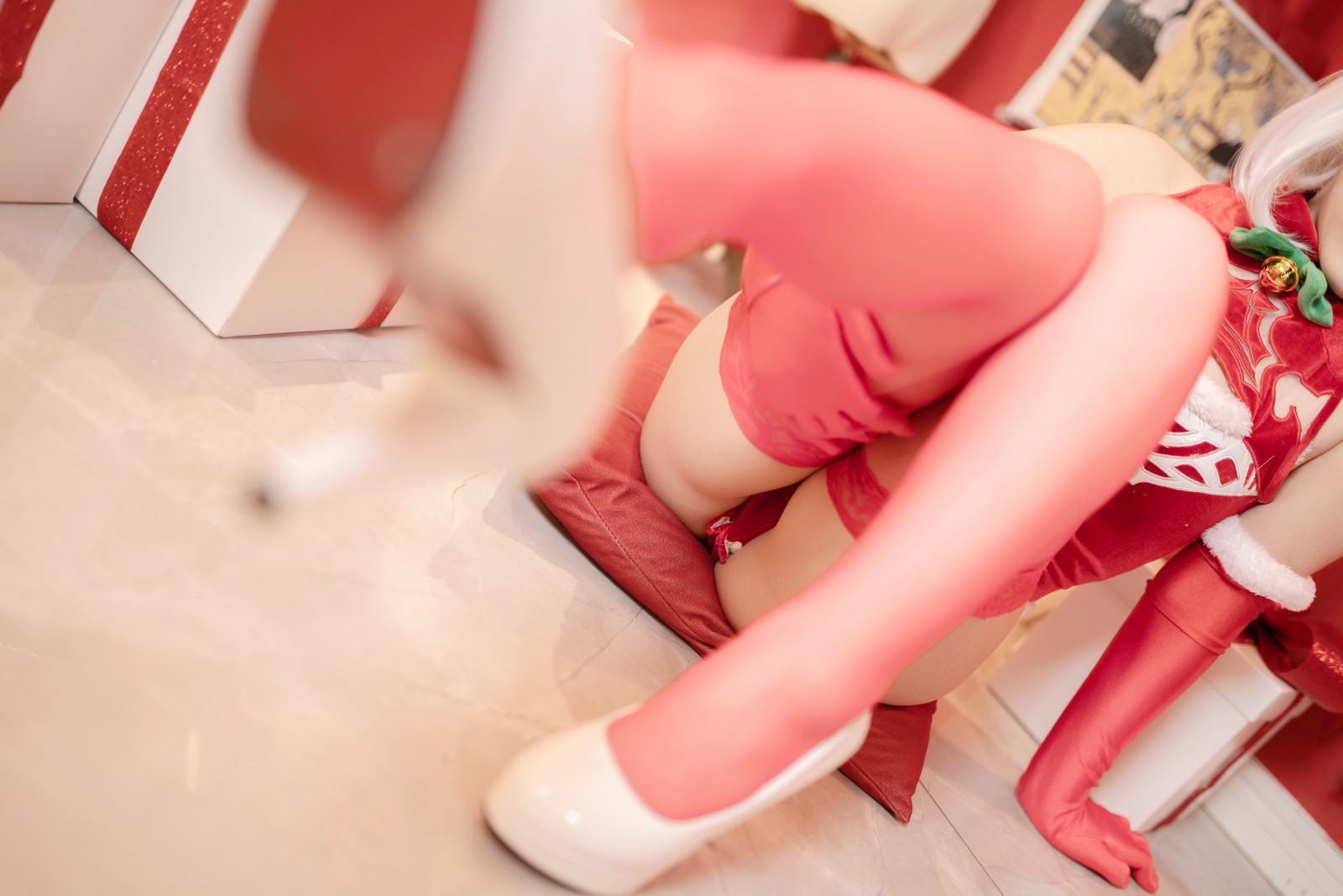 Bangni邦尼 – 尼尔：机械纪元 2B 圣诞 Cosplay 高清写真集（105P-962MB）插图6