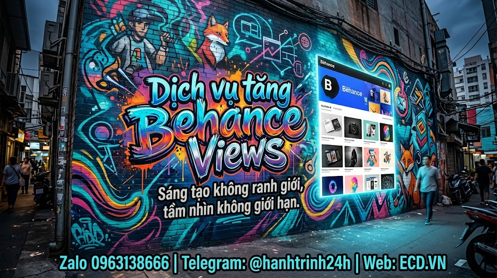 dịch vụ tăng behance views giá rẻ