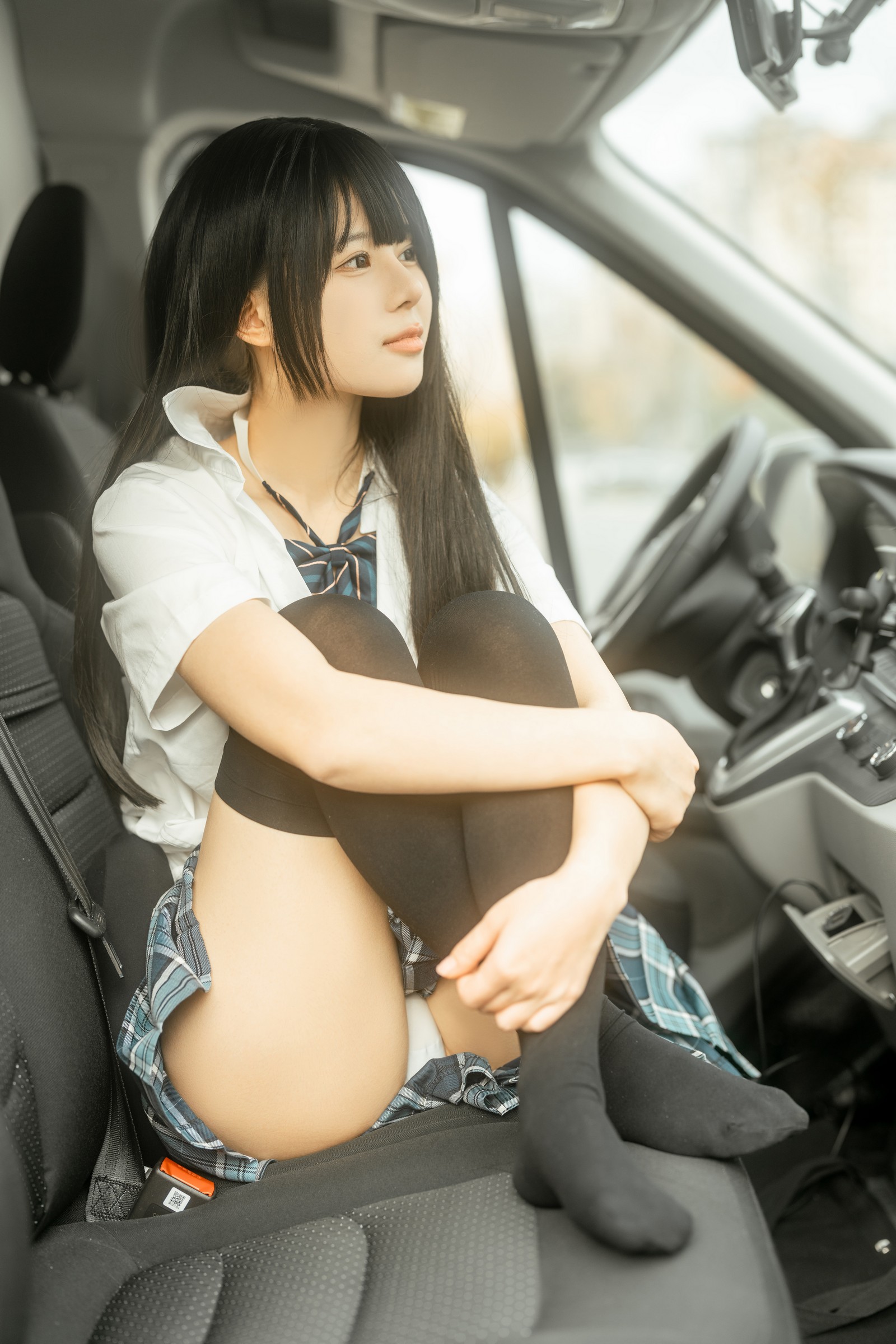 rua阮阮 房车 JK 校服 写真集｜户外校园风高清摄影（41P｜445MB）插图3