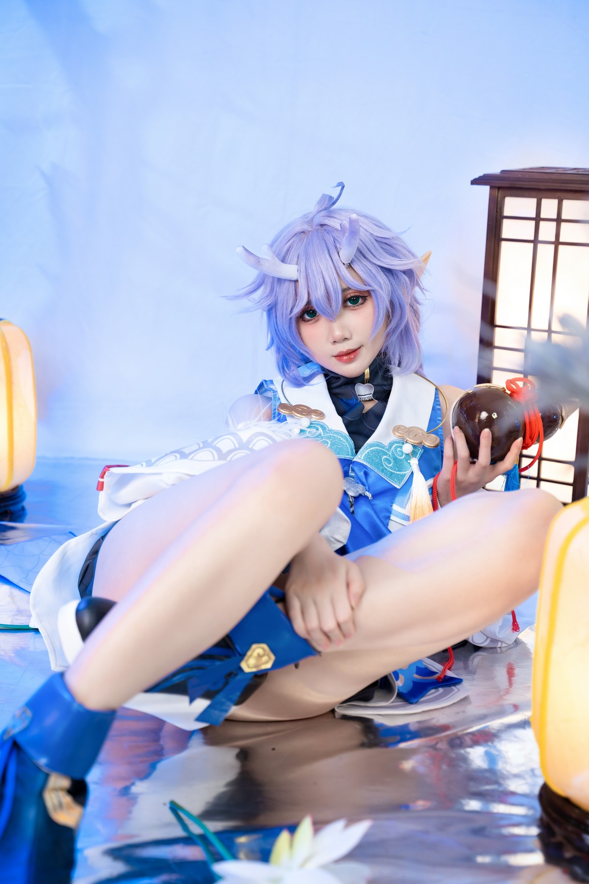 PoppaChan Bailu Cosplay Deluxe (Honkai Star Rail) – 155 Photos 12 Videos 459MB插图8