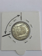 * ERROR * 1 peseta de plata de la Republica Española año 1934. TEVERSO GIRADO F48-F7498-047-C-40-D6-BEFA-6893603-FC02-A