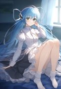 1girl, hoshino yumemi, [[[planetarian]]], {{{kasugano sora (yosuga no sora) cosp s-1324808727