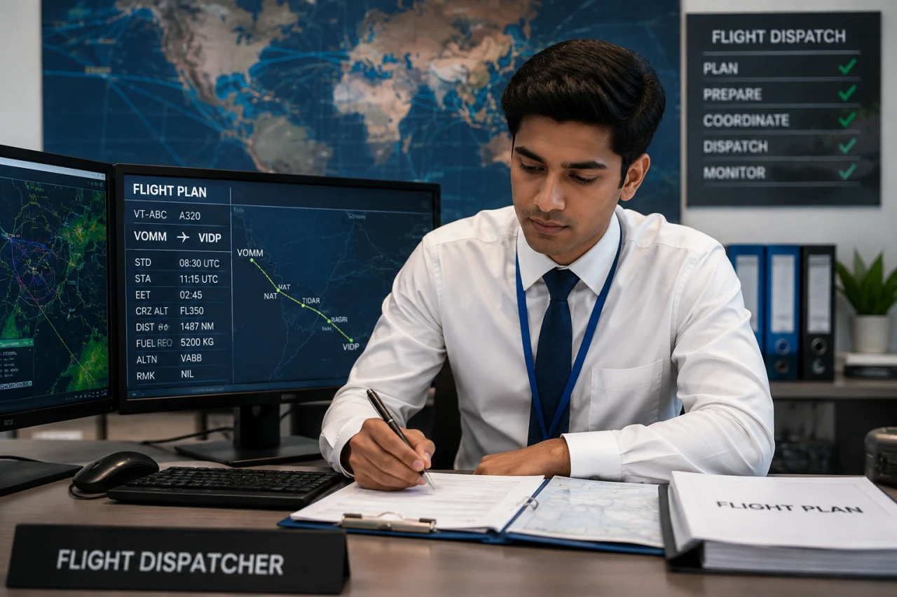 Flight Dispatch training at Logica
