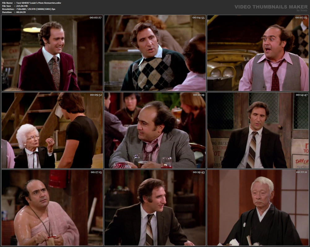 Taxi S04E07 Louie's Mom Remarries.mkv