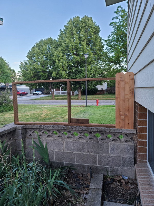 Privacy Block Adding Privacy To A Block Wall Fencing 16