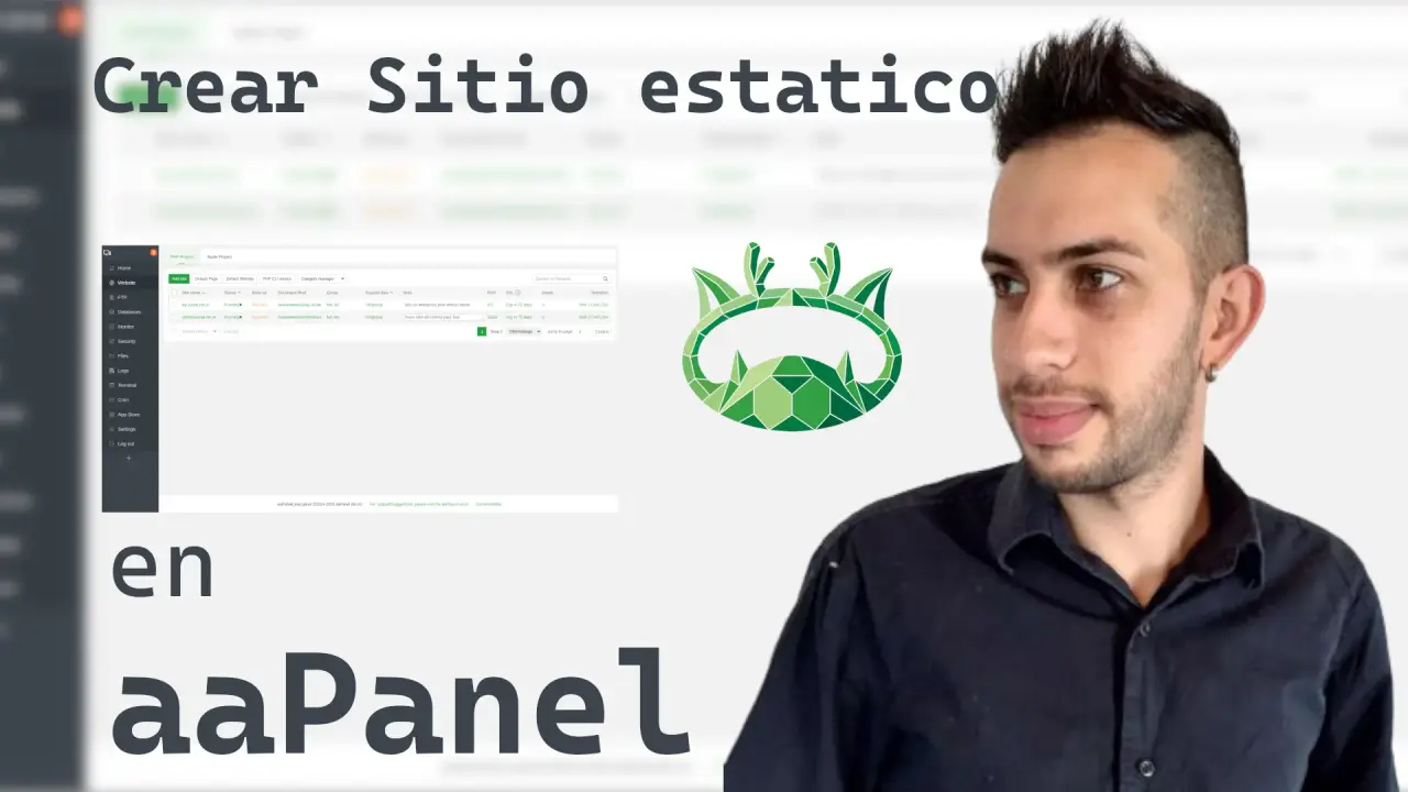 Cómo Crear un Sitio Estático con aaPanel