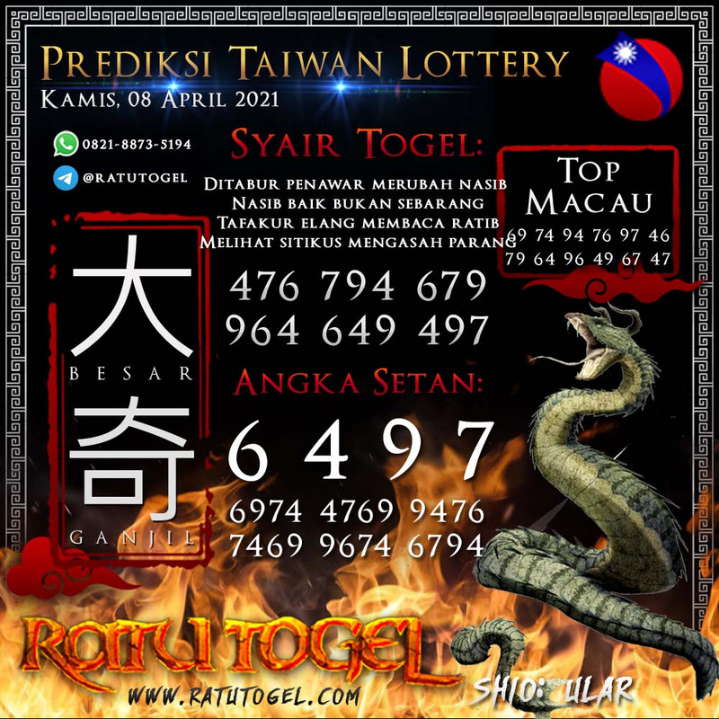 PREDIKSI NAGASAON TAIWAN