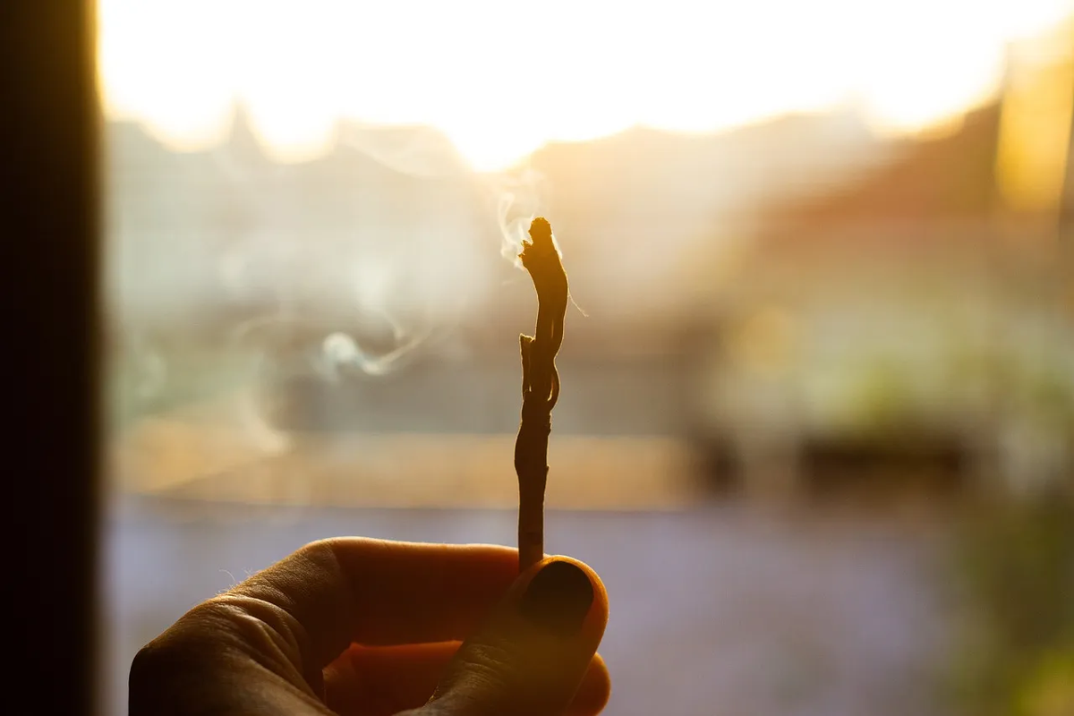 Esto es lo que pasa si haces este ritual con palo santo y una hoja de papel
