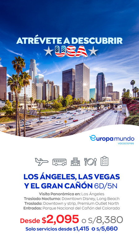 Los Ángeles, Las Vegas y el Gran Cañón