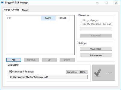 Mgosoft PDF Merger 9.4.3