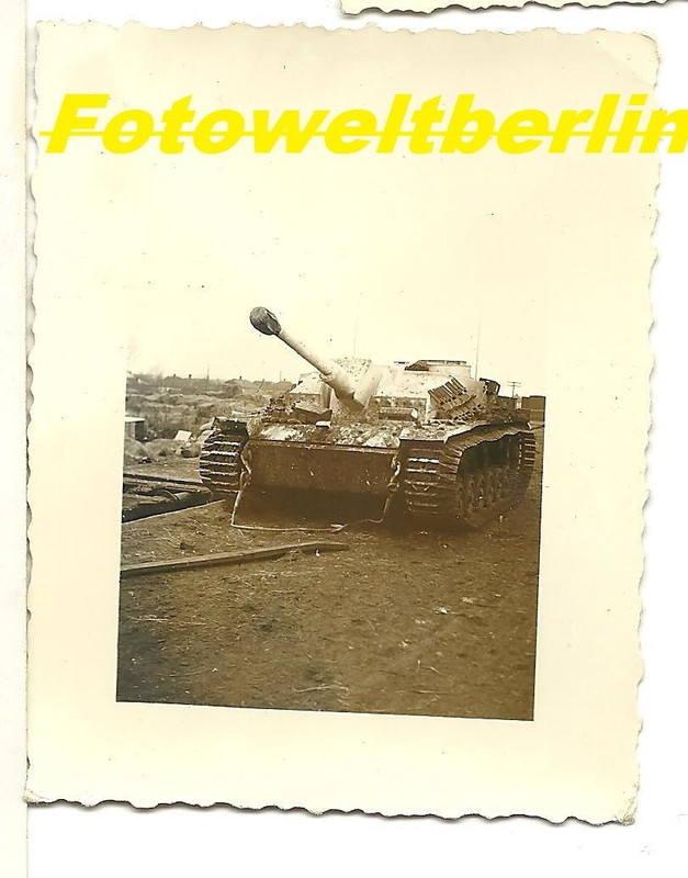 Foto 2 WK Stug Sturmgeschütz 3 mit Langrohr Ostf