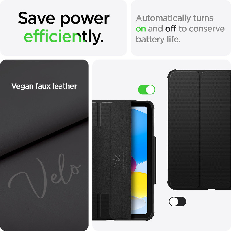 El forro Spigen Rugged Armor Pro con su cubierta que se convierte en soporte.