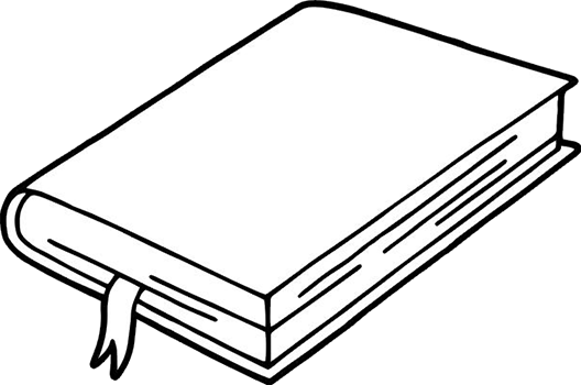 Book with Bookmark (Colored)