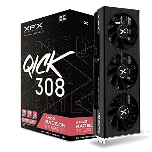 Amazon ─ Tarjeta de video RX 6650XT (XFX Speedster QICK308) 
