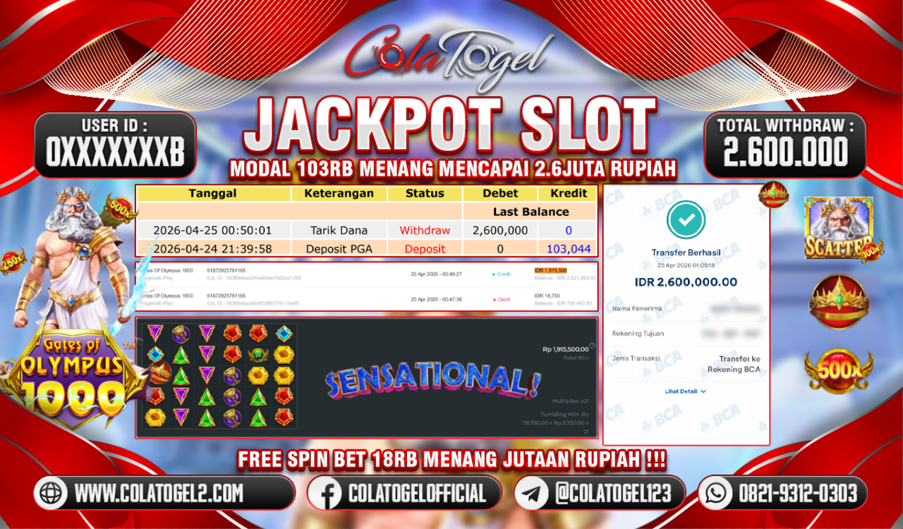 JACKPOT SLOT GACOR!!