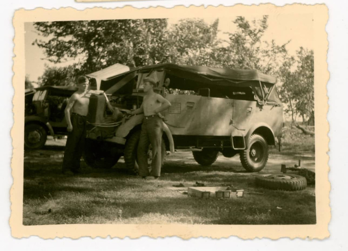 Foto SdKfz GD Mercedes Benz 1500A Fahrzeug Groß-