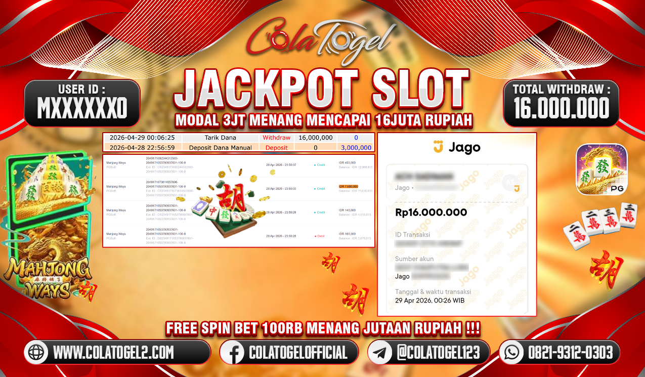 JACKPOT SLOT GACOR!!