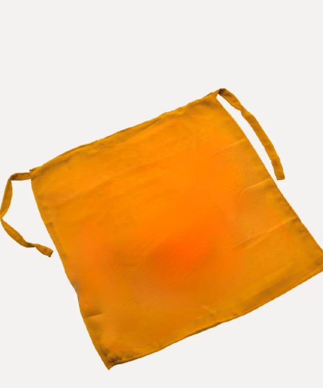 Tie Back Niqab-Vibrant Orange Colour