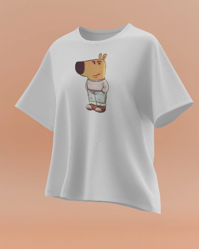 'Chill Guy' Cartoon Graphic Tee – Oversized T-Shirt