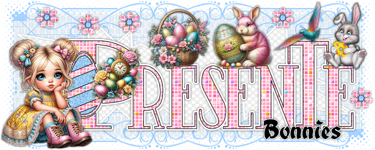 Presente Happy Easter bonnies