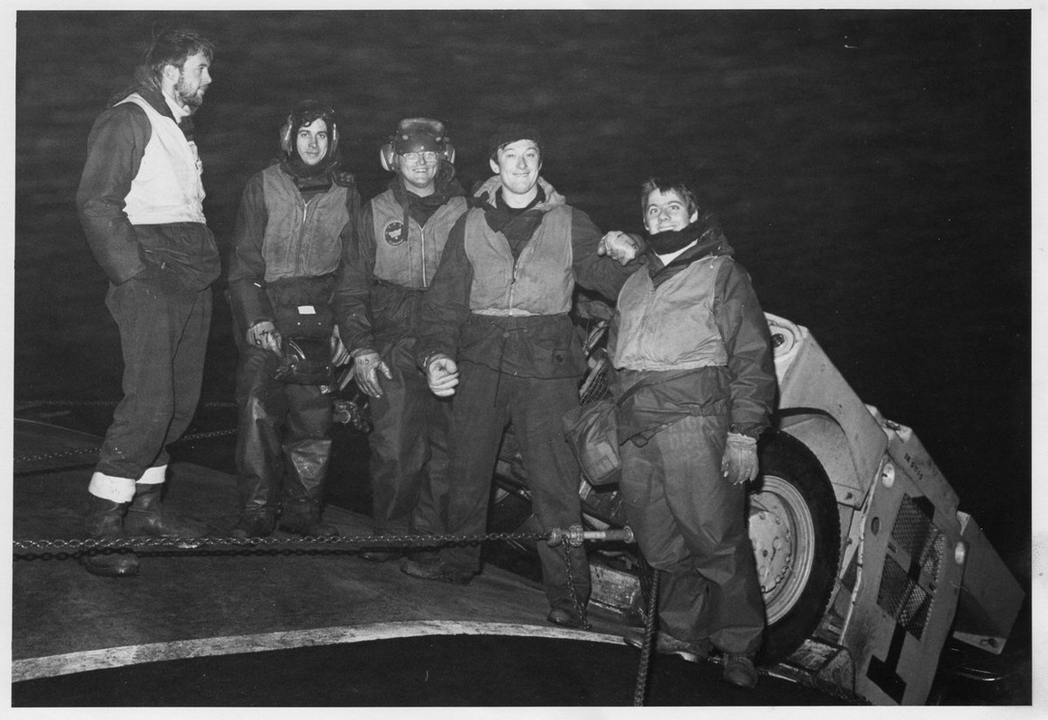 _HMS Hermes nearly lost our team driver