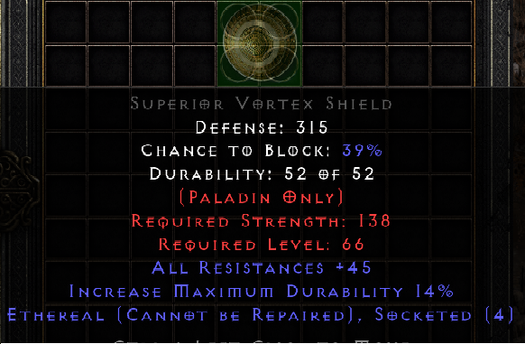 Eth Vortex Shield 45@ 0/14 - Topic - d2jsp