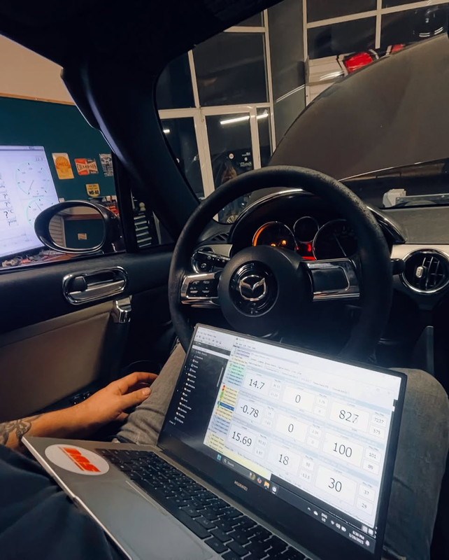 Mazda MX-5 NC 1.8 dyno tuning session by DMS Tuned