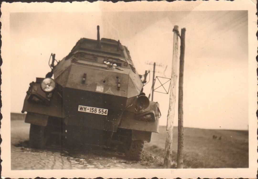Panzerspähwagen in Polen, Originales Foto