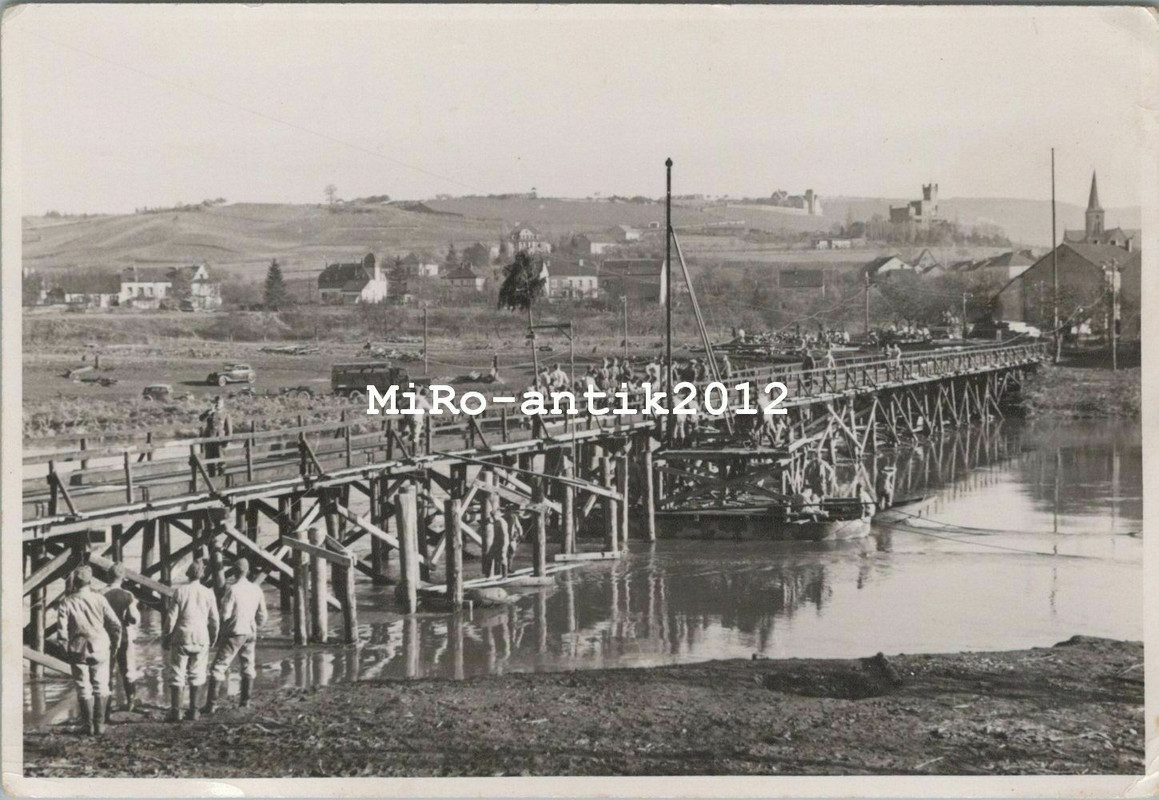 !!!Brücke in Serrig über die Saar 1939