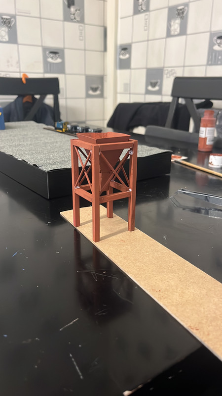 Scratch built Coal hopper.