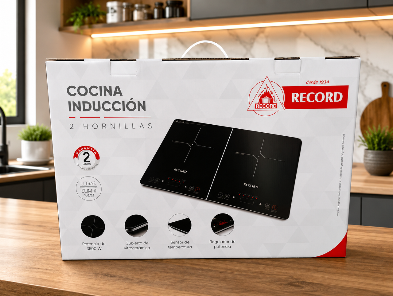 Cocina de Inducción Record Ultra Slim