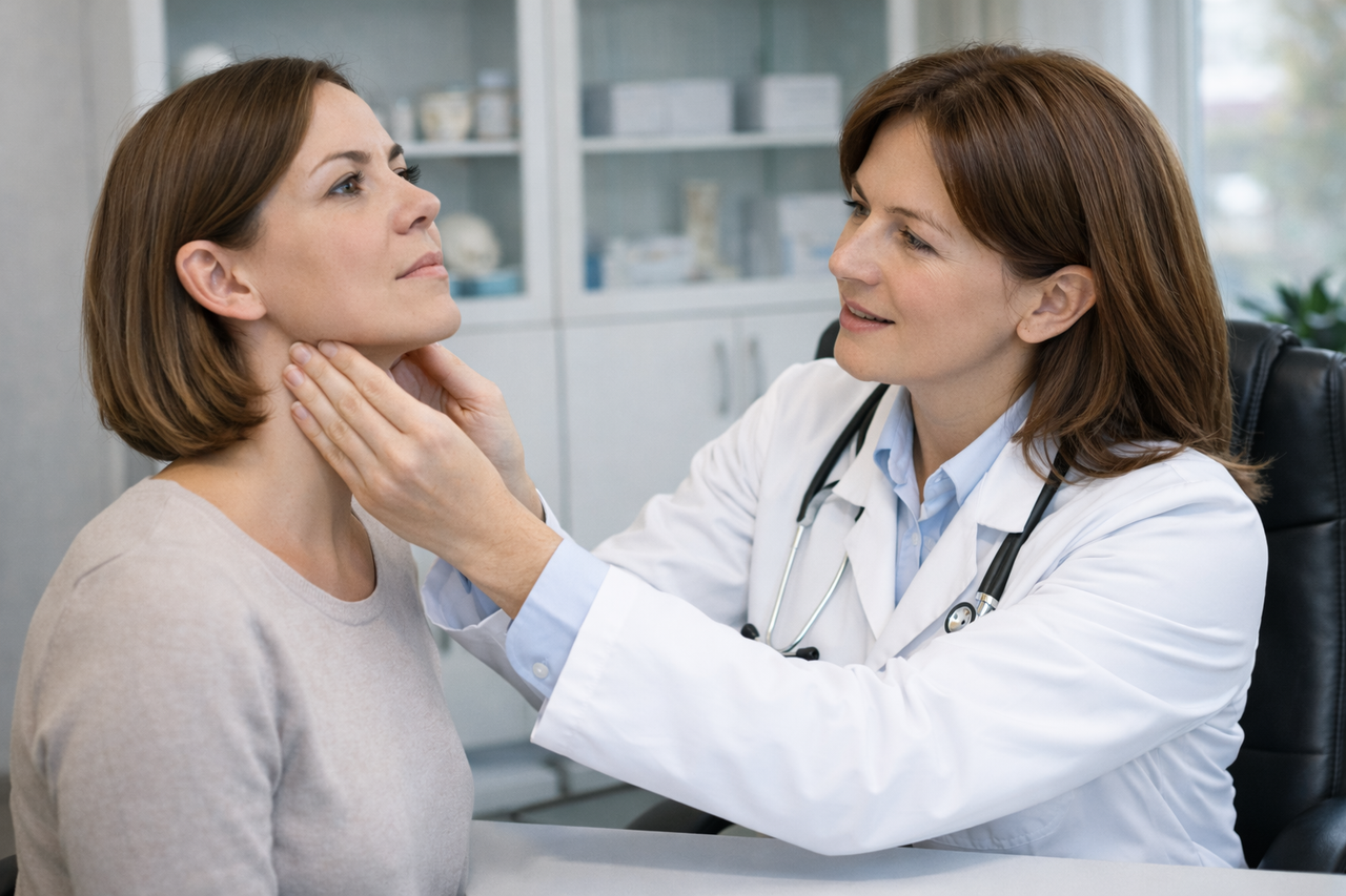 женщина на приеме у врача-превентолога