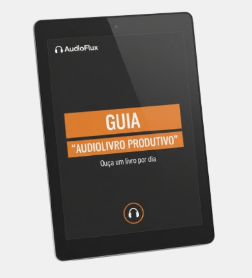 Mockup para o Guia 'Audiolivro Produtivo'