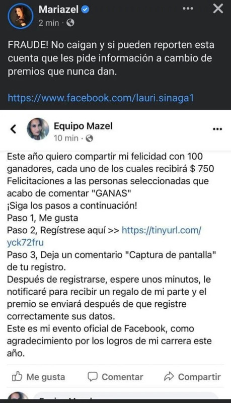 Mariazel es víctima de acoso; un fan le pidió el 