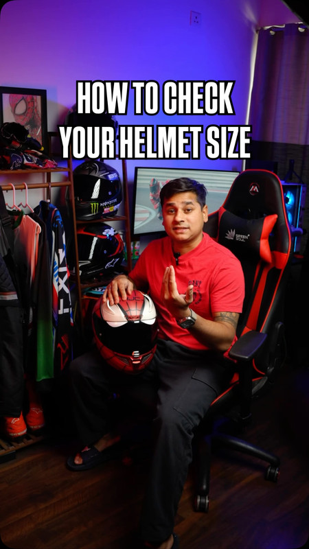 How to check your helmet size at home!