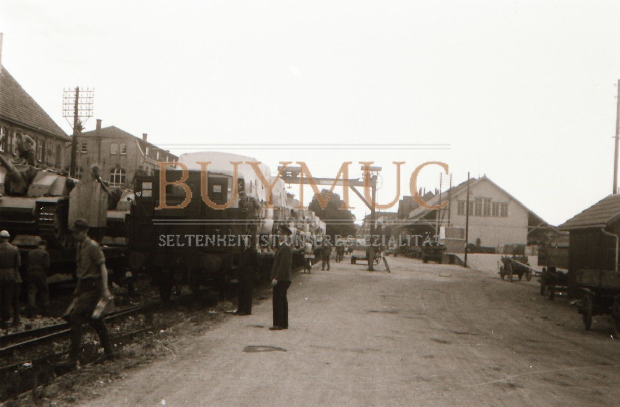 Bahnhof Böblingen Verladung Sturmgeschütze für Südfront 1943