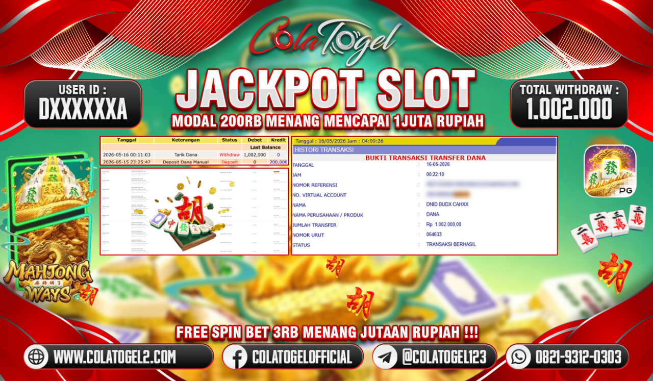JACKPOT SLOT GACOR!!