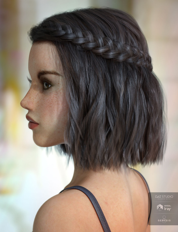 Jocelyn Hair for Genesis 3 & 8 Female(s)