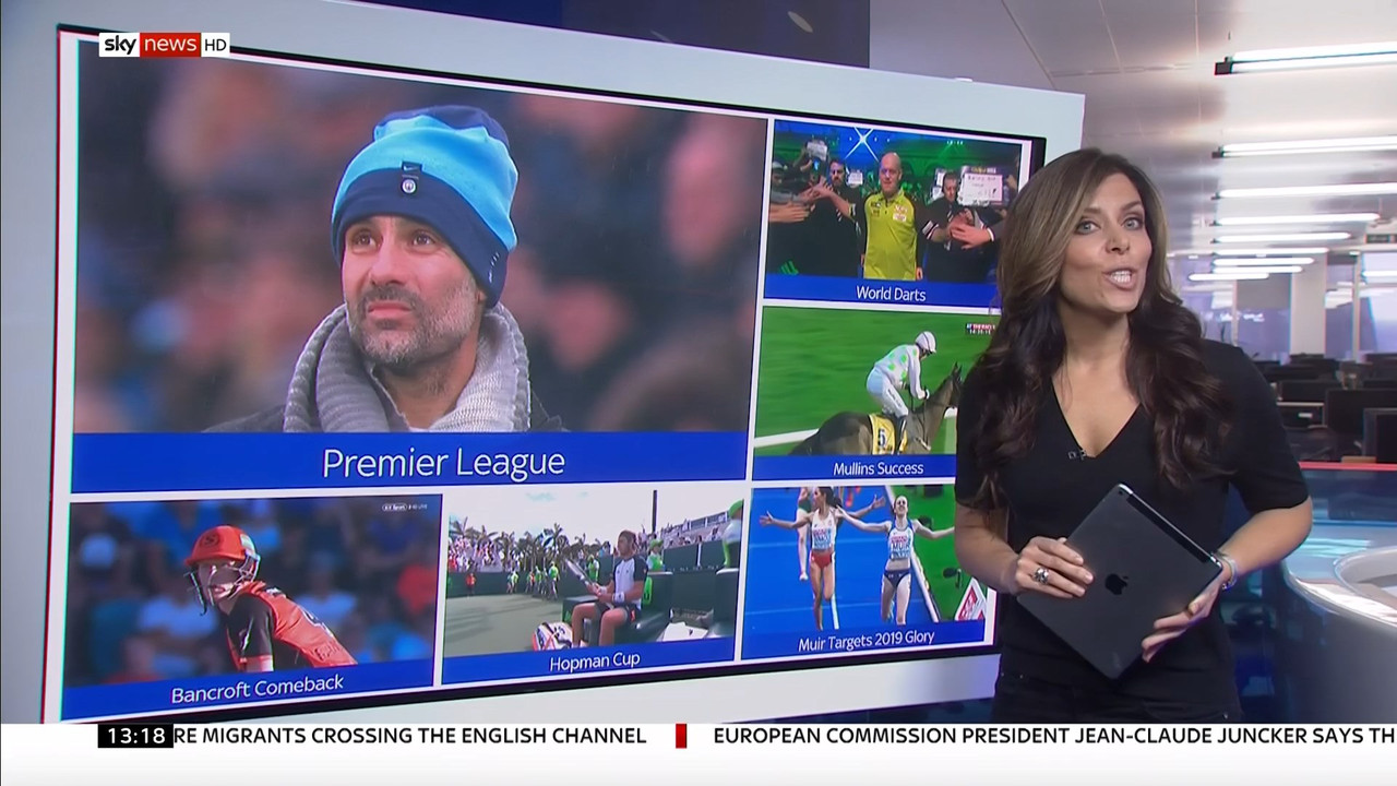 30 December - 13.00.00 - Sky News. Live coverage of main weekend