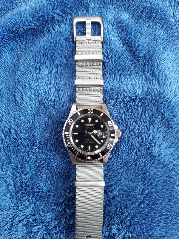 negro 40mm nato gris