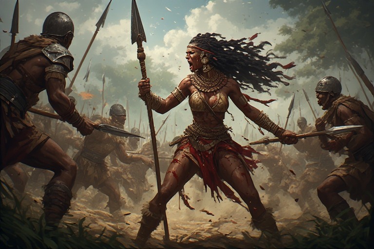 Africa-World-girl-warrior-hold-(20)