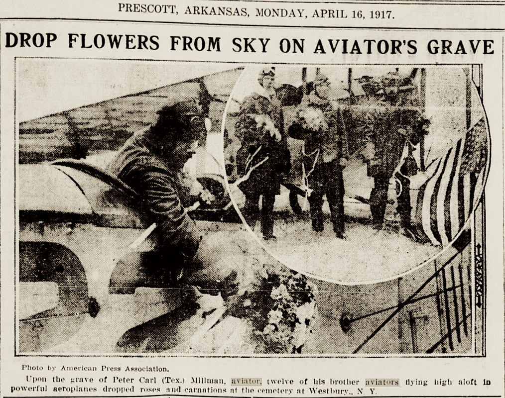 04-16-1917, Flowers for Grave, Prescott Daily News