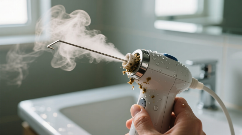 Устранение засора в паровом очистителе лица