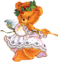 flute angel bear
