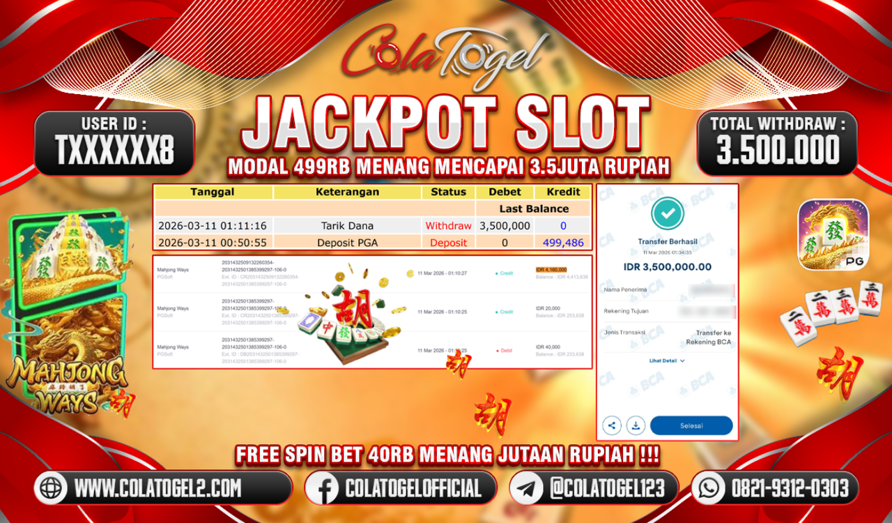 JACKPOT SLOT GACORR!!